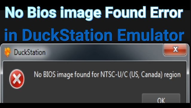 “No BIOS Found” Error