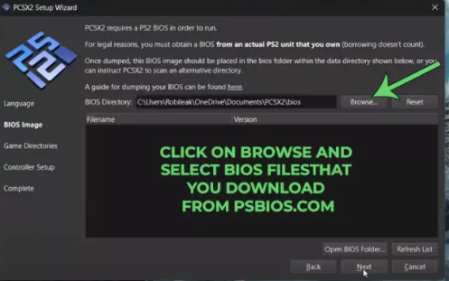 How to Setup PCSX2 Bios